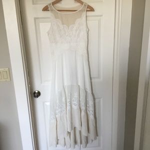 Anthropologie Tracy Reese Lace White Dress